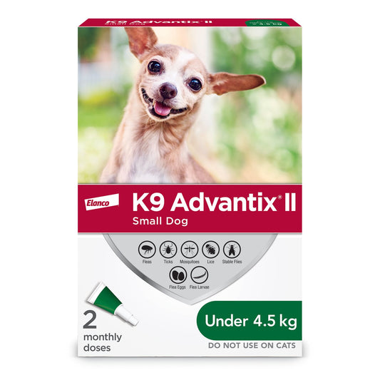 K9 Advantix II (fleas, ticks and mosquitoes) - 2 Monthly doses