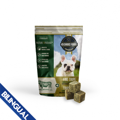 K9 CHOICE FOODS® FINE GROUND BEEF TRIPE FROZEN DOG FOOD 15 LB