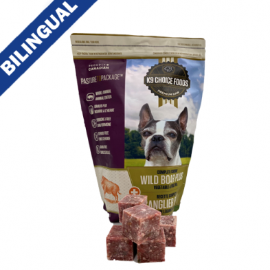 K9 CHOICE FOODS® WILD BOAR PLUS FROZEN DOG FOOD 3LB