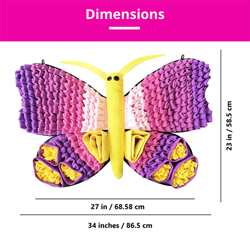 PAWZNDOGZ™ RADIANT BUTTERFLY™ SNUFFLE MAT CHALLENGE LEVEL 3