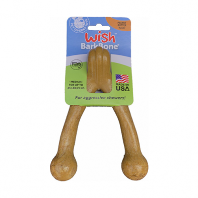 PET QWERKS® WISH™ BARKBONE® WITH REAL PEANUT BUTTER FLAVOR CHEW FOR DOGS