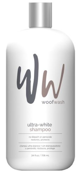 Synergy Labs Woof Wash Brilliant Whitening Shampoo Dog 24oz