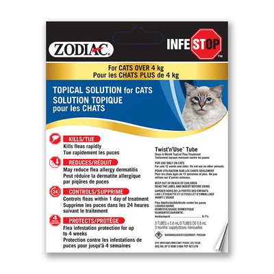 Zodiac Infestop for Cats - Monthly