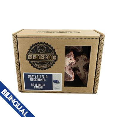 K9 Choice Foods® Buffalo Neck Bones Frozen Dog Treat