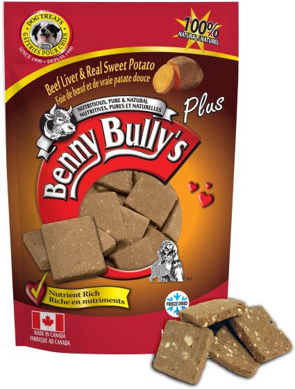 Benny Bully Liver Plus Sweet Potato Dog 58g
