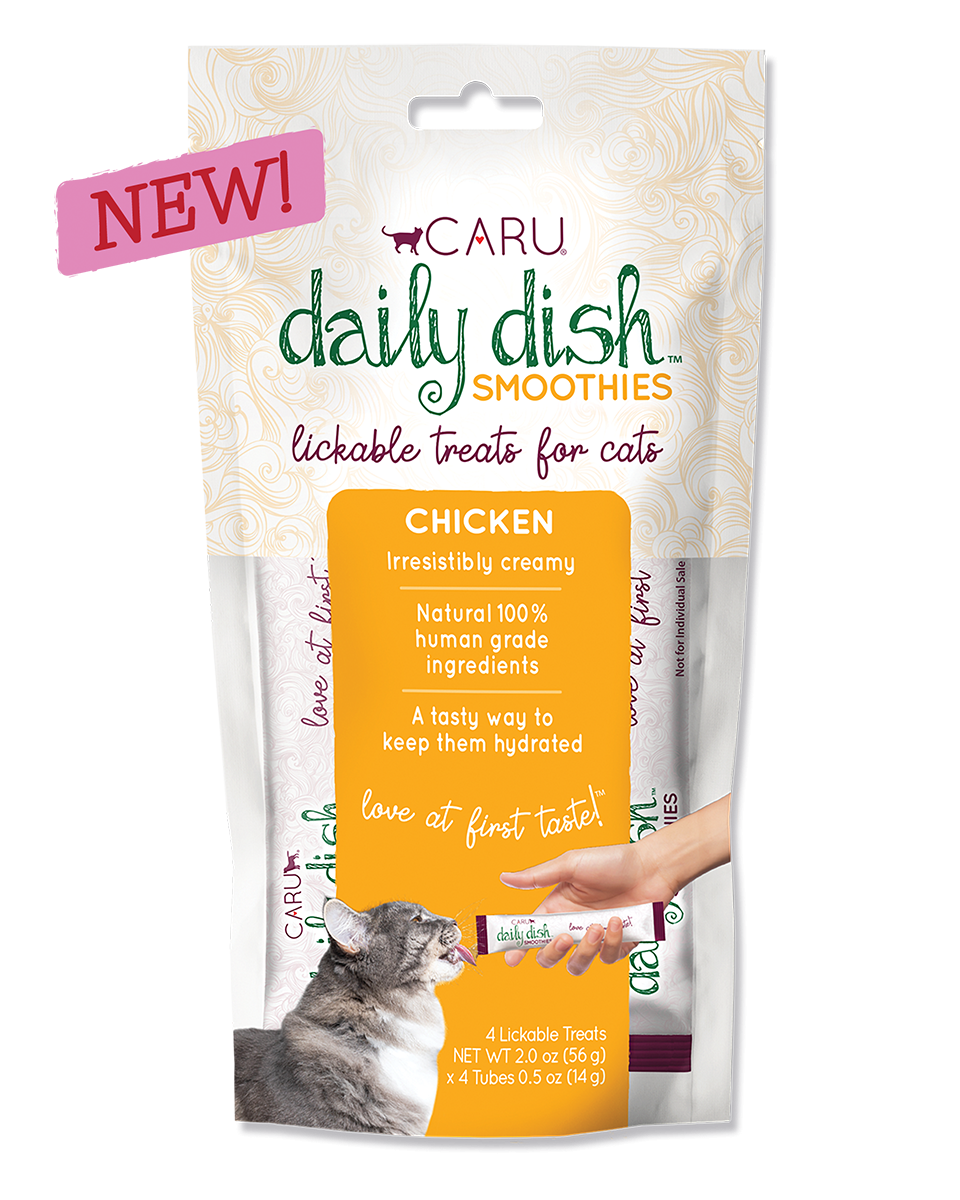 Caru Daily Dish Smoothies Lickable Treats For Cats