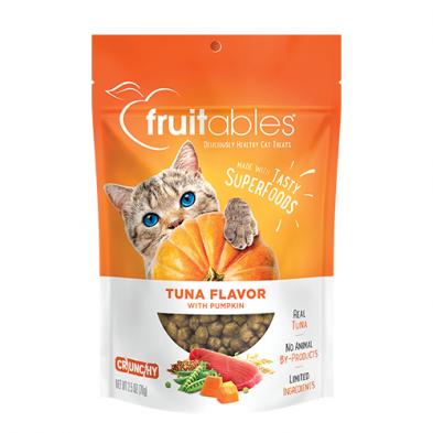 FRUITABLES® TUNA & PUMPKIN CAT TREAT 2.5 OZ