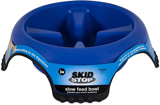 JW® Skid Stop® Slow Feed Bowl Medium Dog