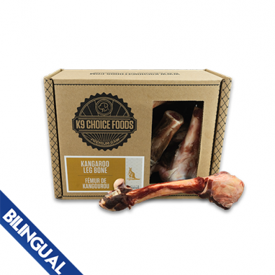 K9 CHOICE FOODS® CUT KANGAROO LEG FROZEN DOG TREAT (6 PACK)