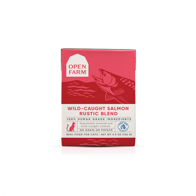 OPEN FARM® WILD-CAUGHT SALMON RUSTIC BLEND WET CAT FOOD 5.5oz