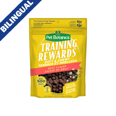 PET BOTANICS® TRAINING REWARDS™ SOFT & CHEWY BEEF FLAVOR DOG TREATS 20OZ