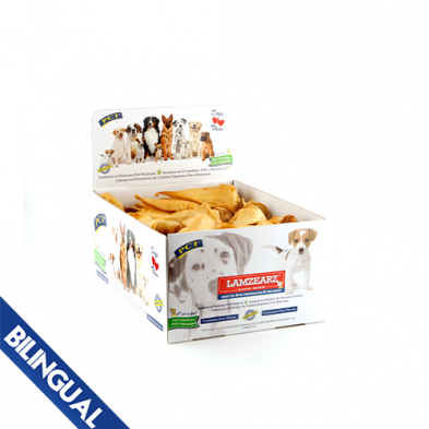 PET CENTER® SMOKED LAMB EARS DOG TREAT