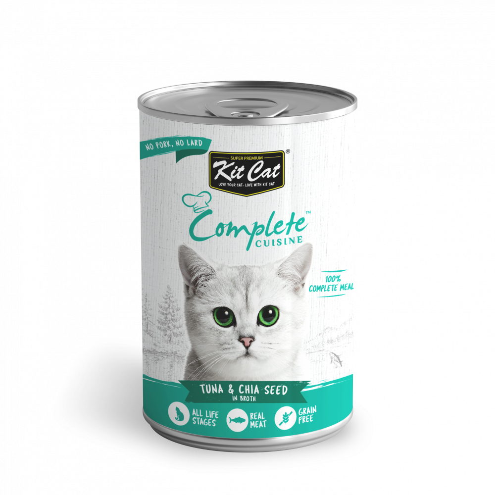 KIT CAT TUNA & CHIA SEED IN BROTH 150G