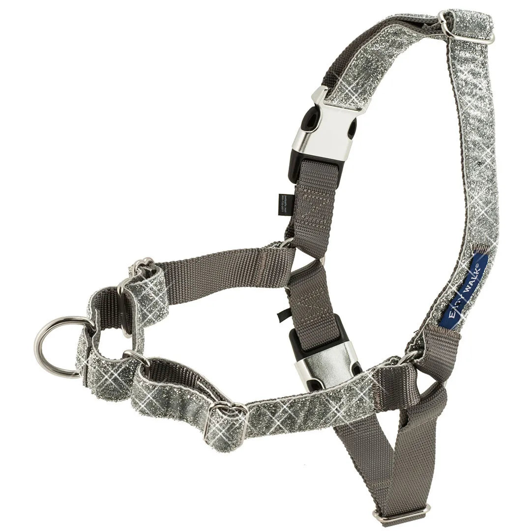 Petsafe Bling Easy Walk Harness Small Silver Dog