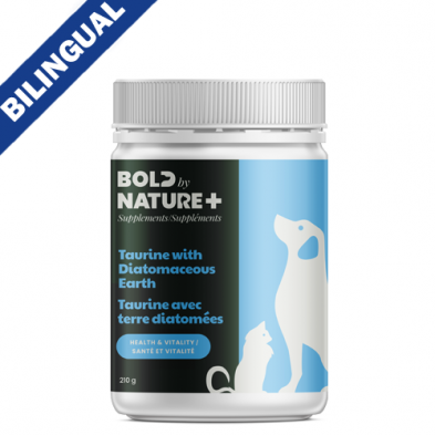 BOLD BY NATURE TAURINE WITH DIATOMACEOUS EARTH SUPPLEMENT FOR DOGS & CATS 210GM 286-00400