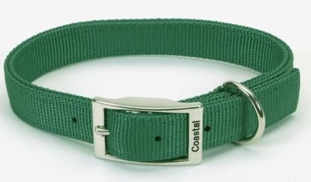 Coastal Double Ply Nylon Collar Hunter Dog 1pc 1inch width