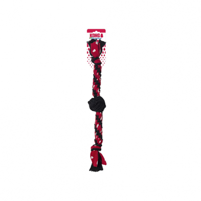 Kong® Signature Rope Dual Knot with Ball Dog Toy