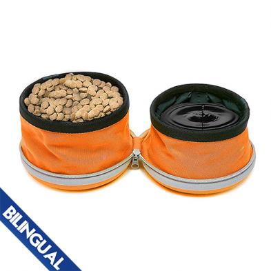 MUTTLUKS® MUTTRAVEL 2-IN-1 BOWL