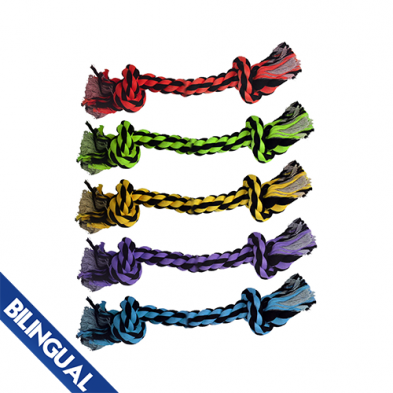 Multipet™ Nuts for Knots™ 2-Knot Rope 9 inch