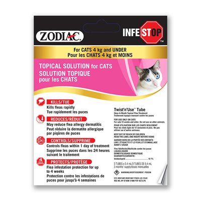 Zodiac Infestop for Cats - Monthly