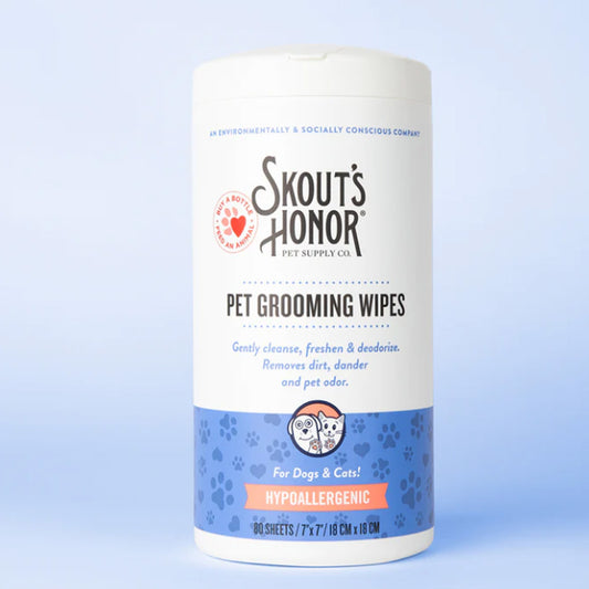 Skouts Pet Grooming Wipes - 80 count