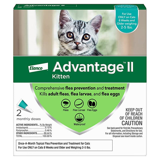 Advantage II Kitten - 2 Monthly doses