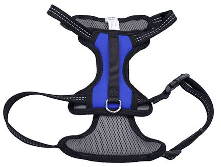 Coastal Reflective Control Handle Harness Small Blue Dog