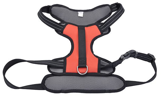 Coastal Reflective Control Handle Harness Xlarge Red Dog