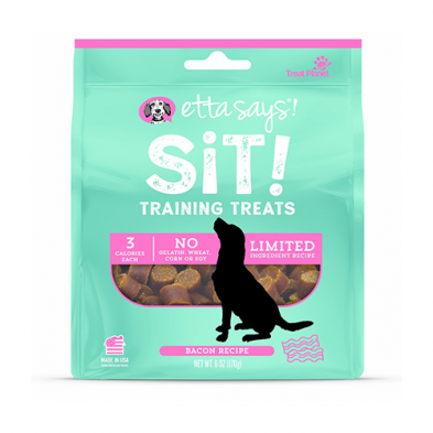 ETTA SAYS!® SIT! TRAINING TREATS BACON RECIPE DOG TREAT 6 OZ