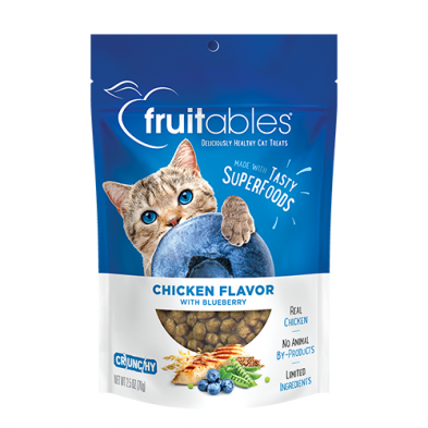 FRUITABLES® CHICKEN & BLUEBERRY CAT TREAT 2.5 OZ