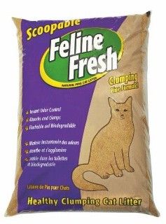 Feline Fresh Clumping Pine Litter Cat 17lb
