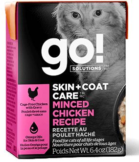 Go Skin And Coat Minced Chicken Cat 6.4oz