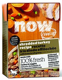 Now Fresh Grain Free Small Breed Shredded Turkey Dog 6.4OZ