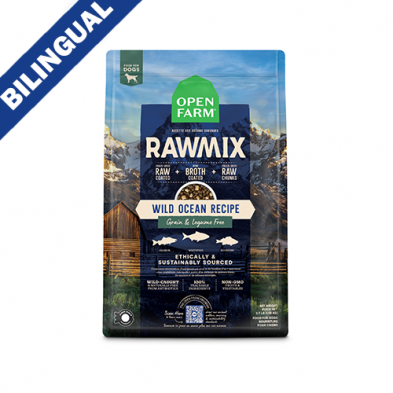 OPEN FARM® RAWMIX WILD OCEAN RECIPE GRAIN & LEGUME FREE DRY DOG FOOD 3.5LB