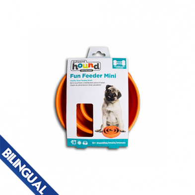 Outward Hound® Fun Feeders Mini Orange Dog