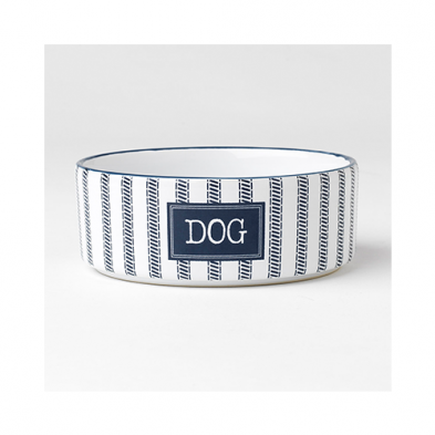 PetRageous® Country Blue 7" Dog Dish