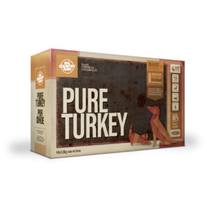 Big Country Raw - Pure Turkey Carton 4x1lb