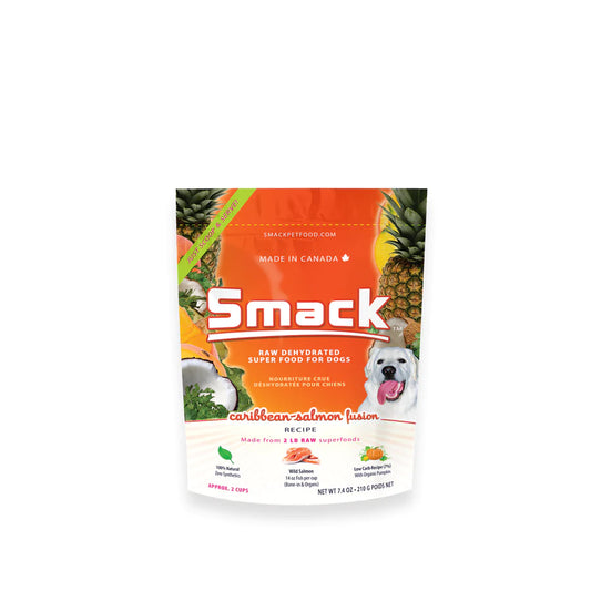 Smack Raw Dehydrated Caribbean-Salmon Fusion (DOG) 7.4OZ