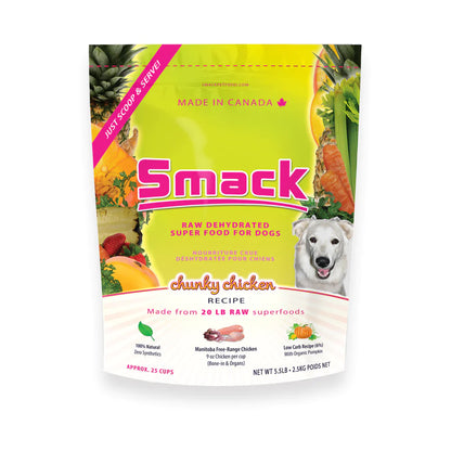 Smack Raw Dehydrated Chunky Chicken (DOG) 5.5LB