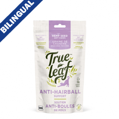 TRUE LEAF™ HAIRBALL SUPPORT CHEWS FOR CATS 50GM