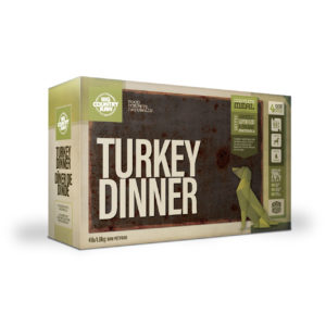 Big Country Raw - Turkey Dinner Carton 4x1lb