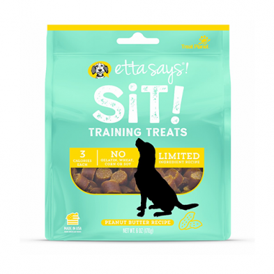 ETTA SAYS!® SIT! TRAINING TREATS PEANUT BUTTER RECIPE DOG TREAT 6 OZ